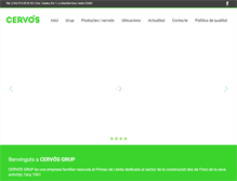 Tablet Screenshot of cervosgrup.com